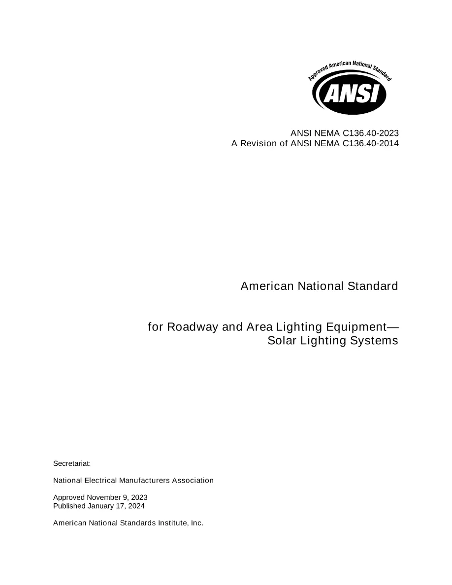 ANSI C136.40-2023 pdf