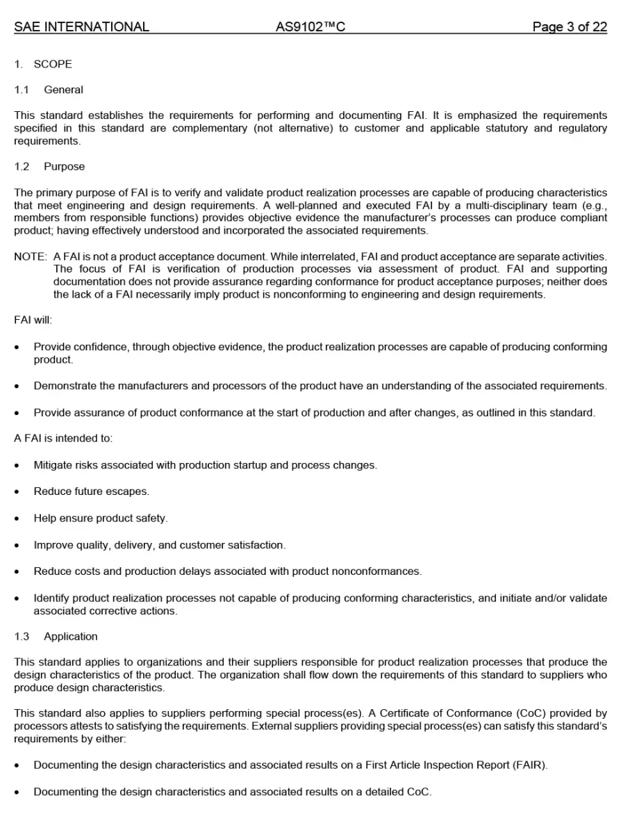 SAE AS9102 Revision C pdf