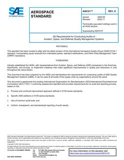 SAE AS9101G standard pdf