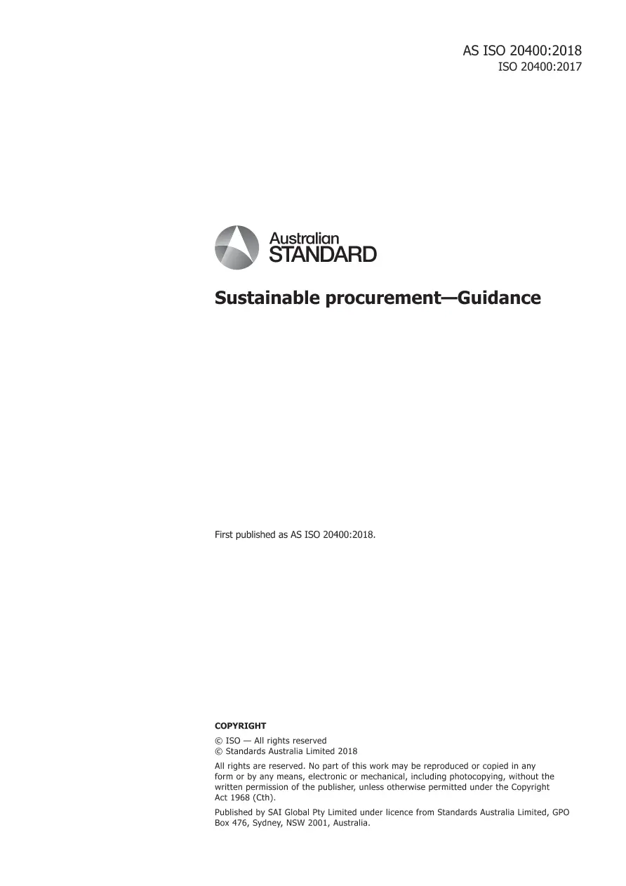 AS ISO 20400:2018 pdf