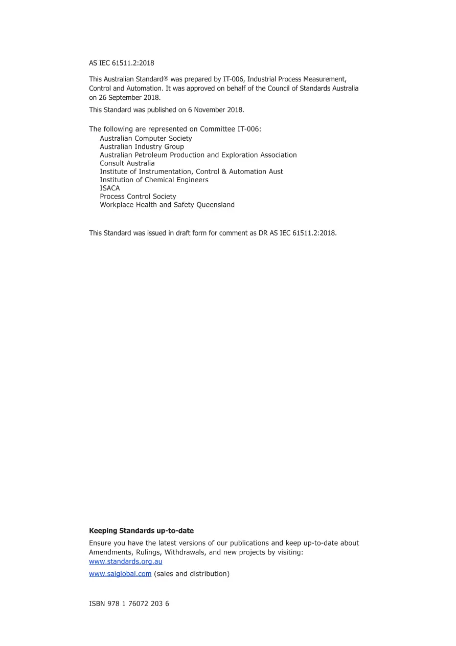 AS IEC 61511.2:2018 pdf