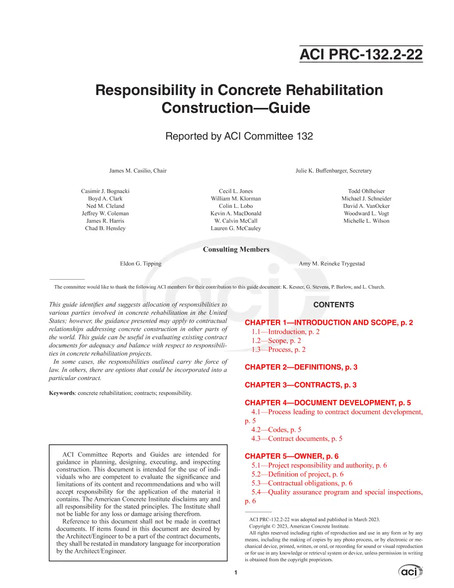 ACI PRC-132.2-22 pdf