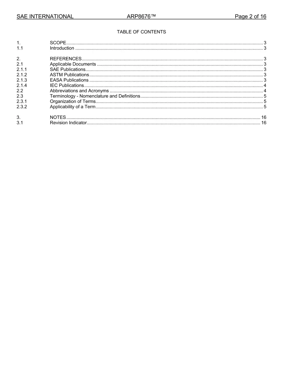 SAE ARP8676 pdf