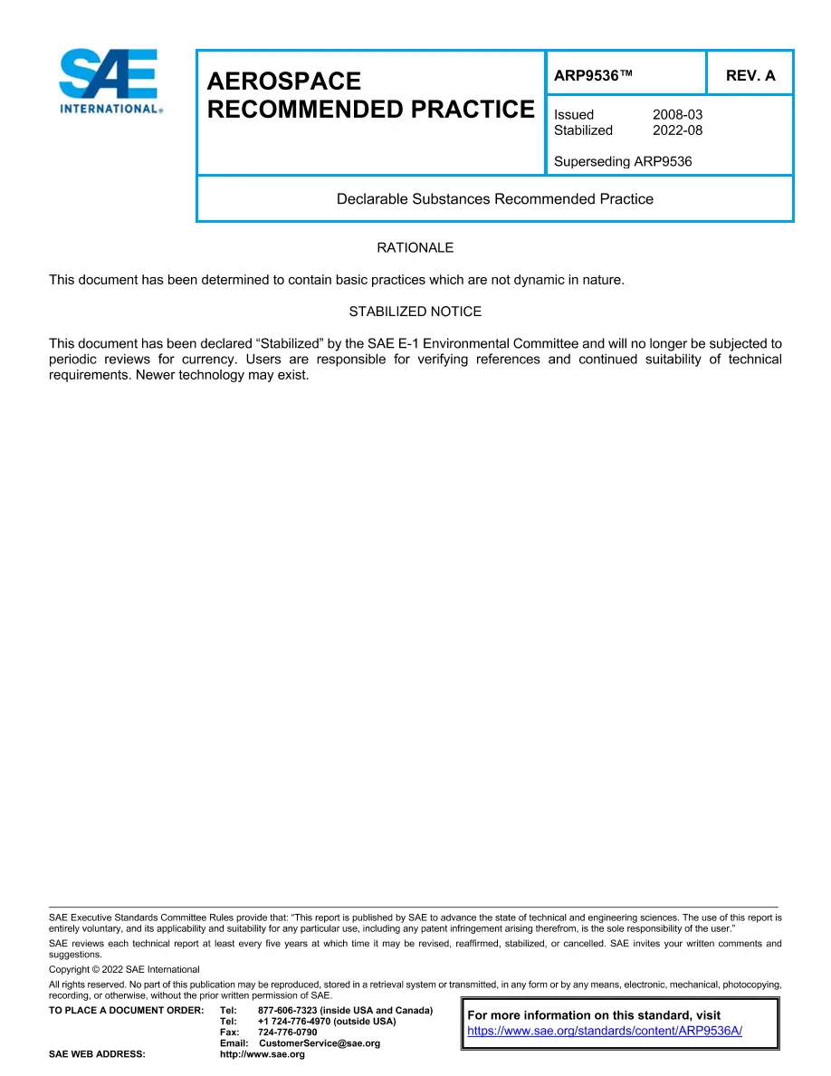 SAE ARP9536A pdf