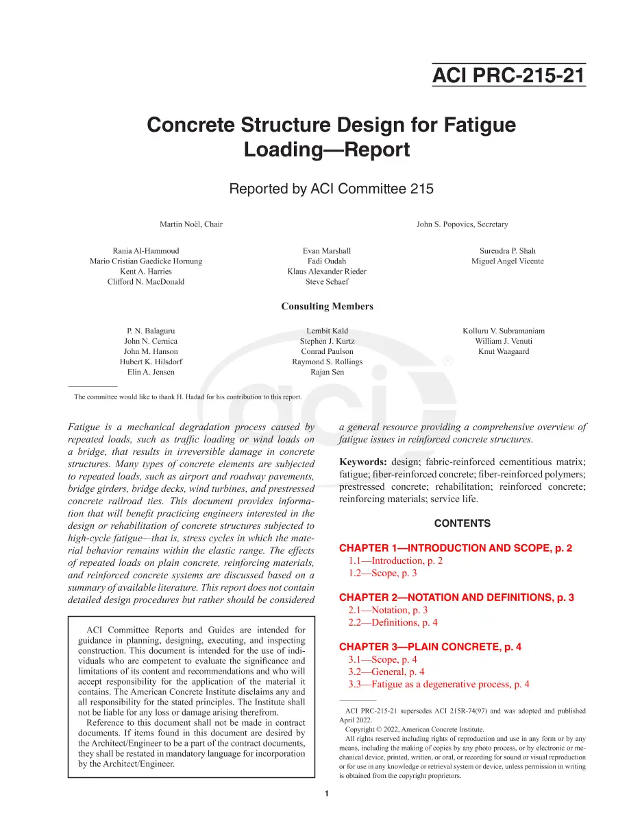 ACI PRC-215-21 pdf