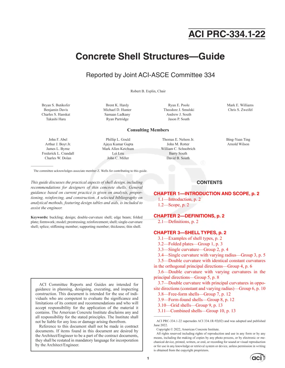 ACI PRC-334.1-22 pdf