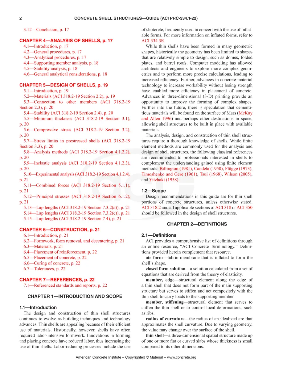 ACI PRC-334.1-22 pdf