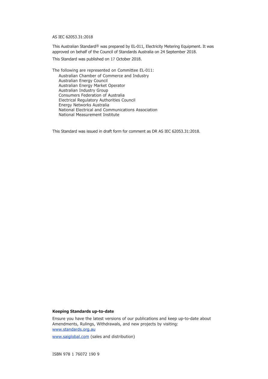 AS IEC 62053.31:2018 pdf