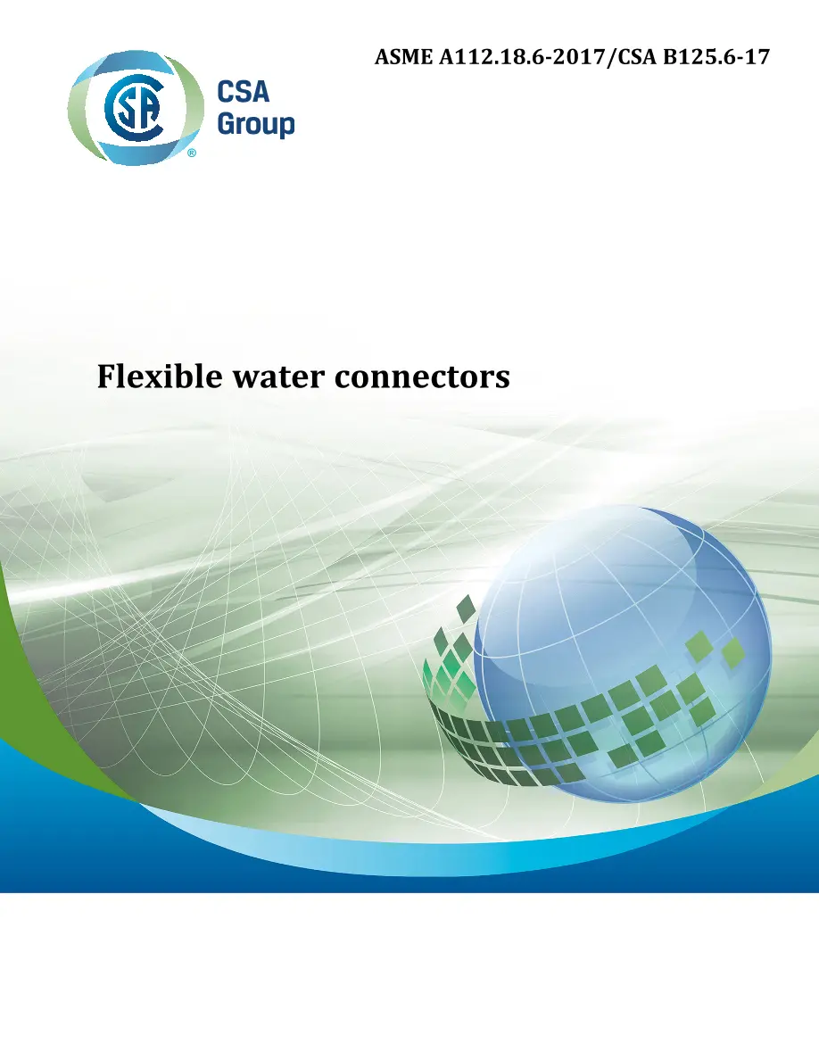 ASME A112.18.6-2017/CSA B125.6-17 (R2021) pdf