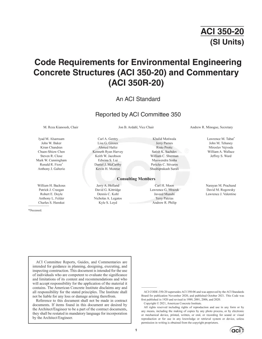 ACI CODE-350-20 (SI-Units) pdf