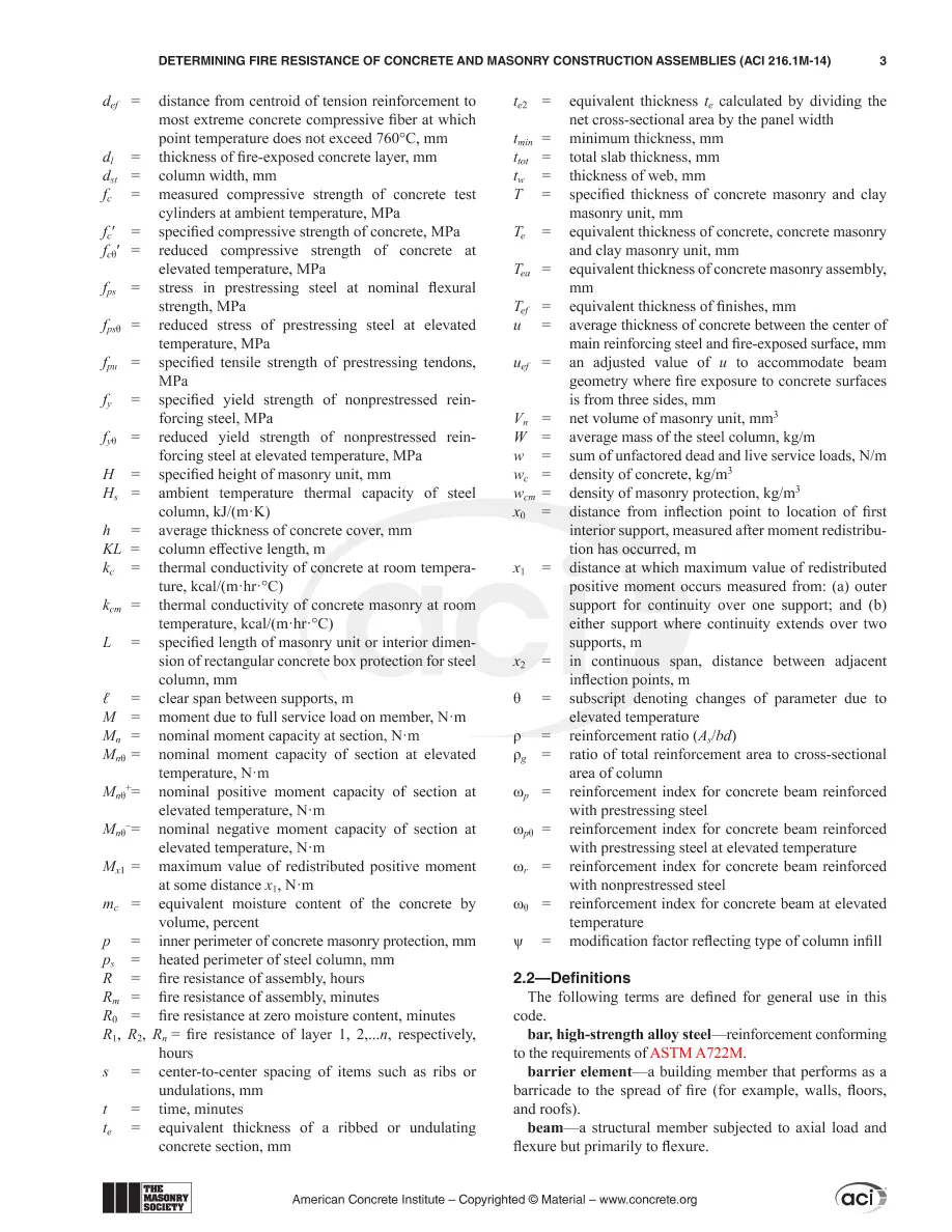 ACI 216.1M-14 pdf