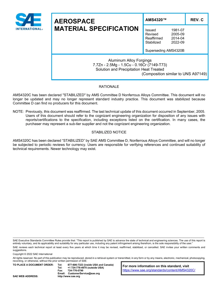 SAE AMS4320C pdf