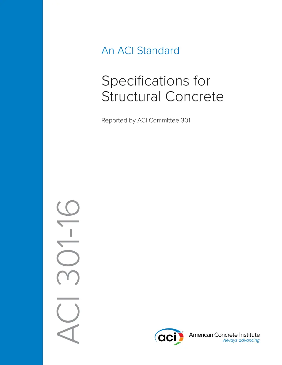 ACI 301-16 pdf