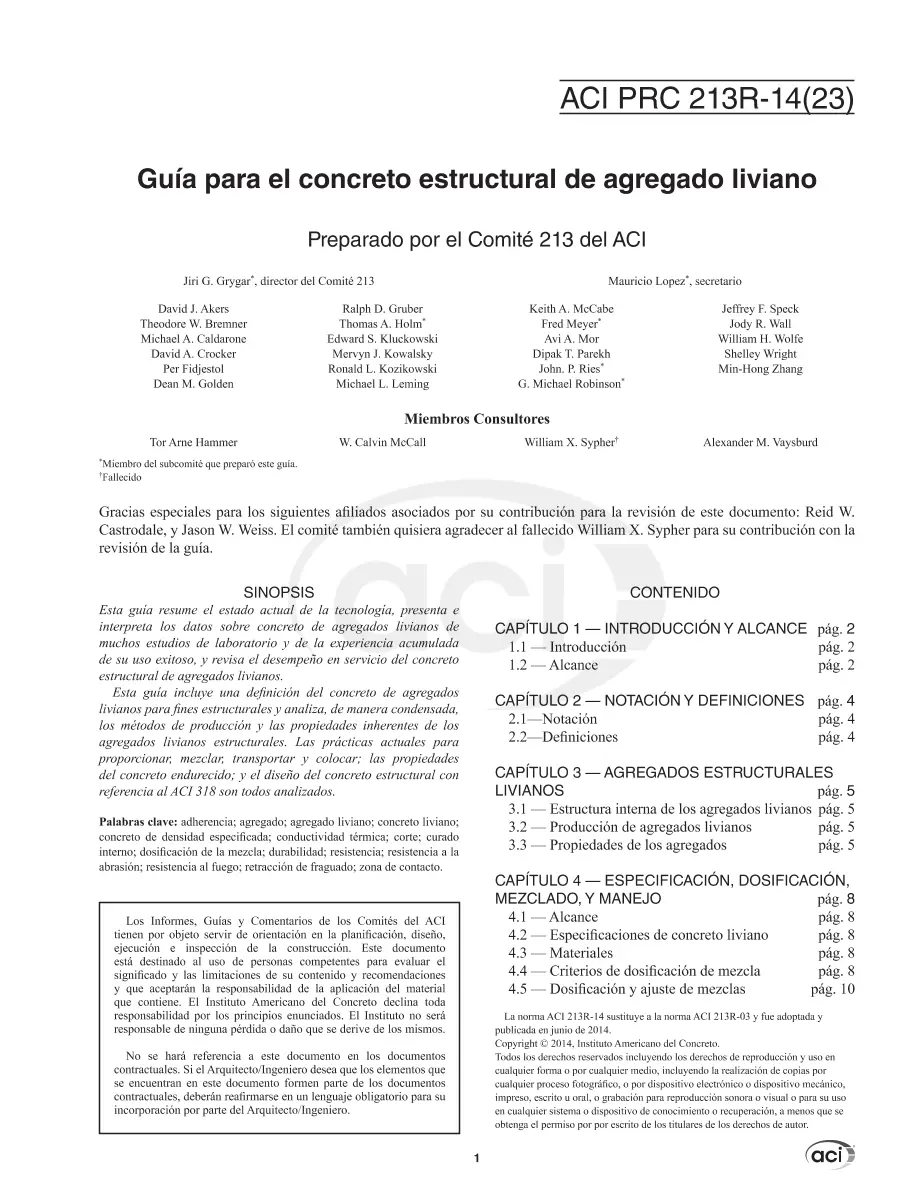 ACI PRC-213RS-14(23) pdf