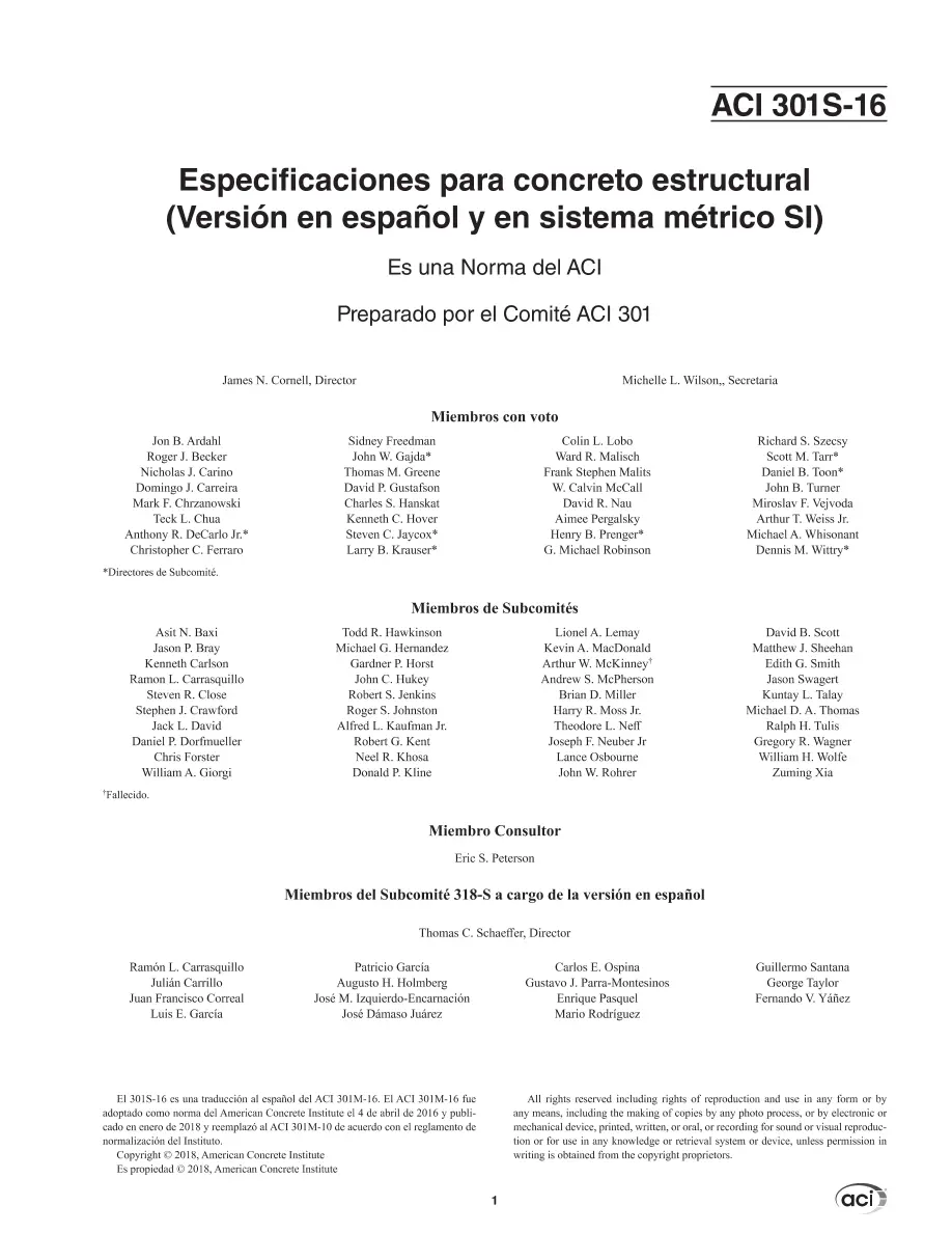 ACI 301S-16 pdf