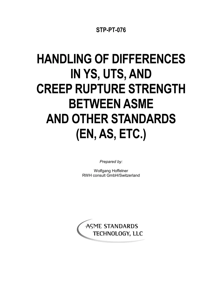 ASME STP-PT-076 pdf