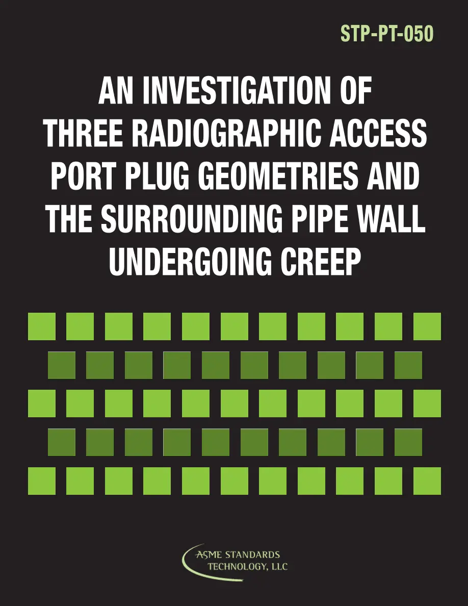ASME STP-PT-050 pdf