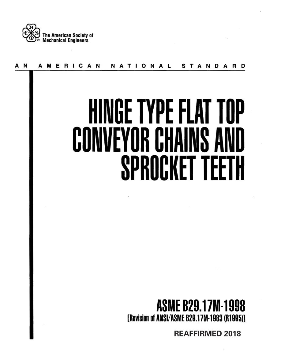 ASME B29.17M-1998 (R2023) pdf