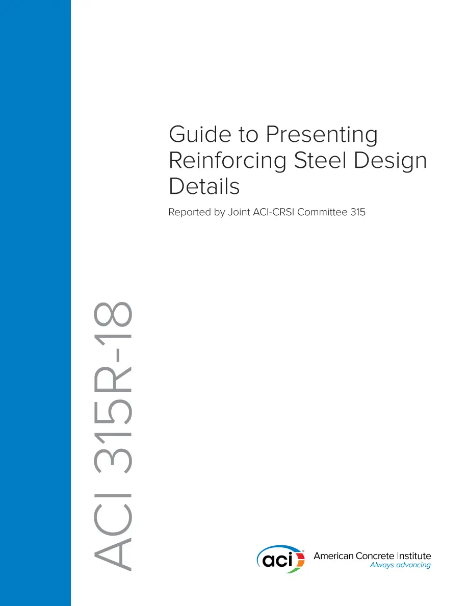 ACI 315R-18 pdf