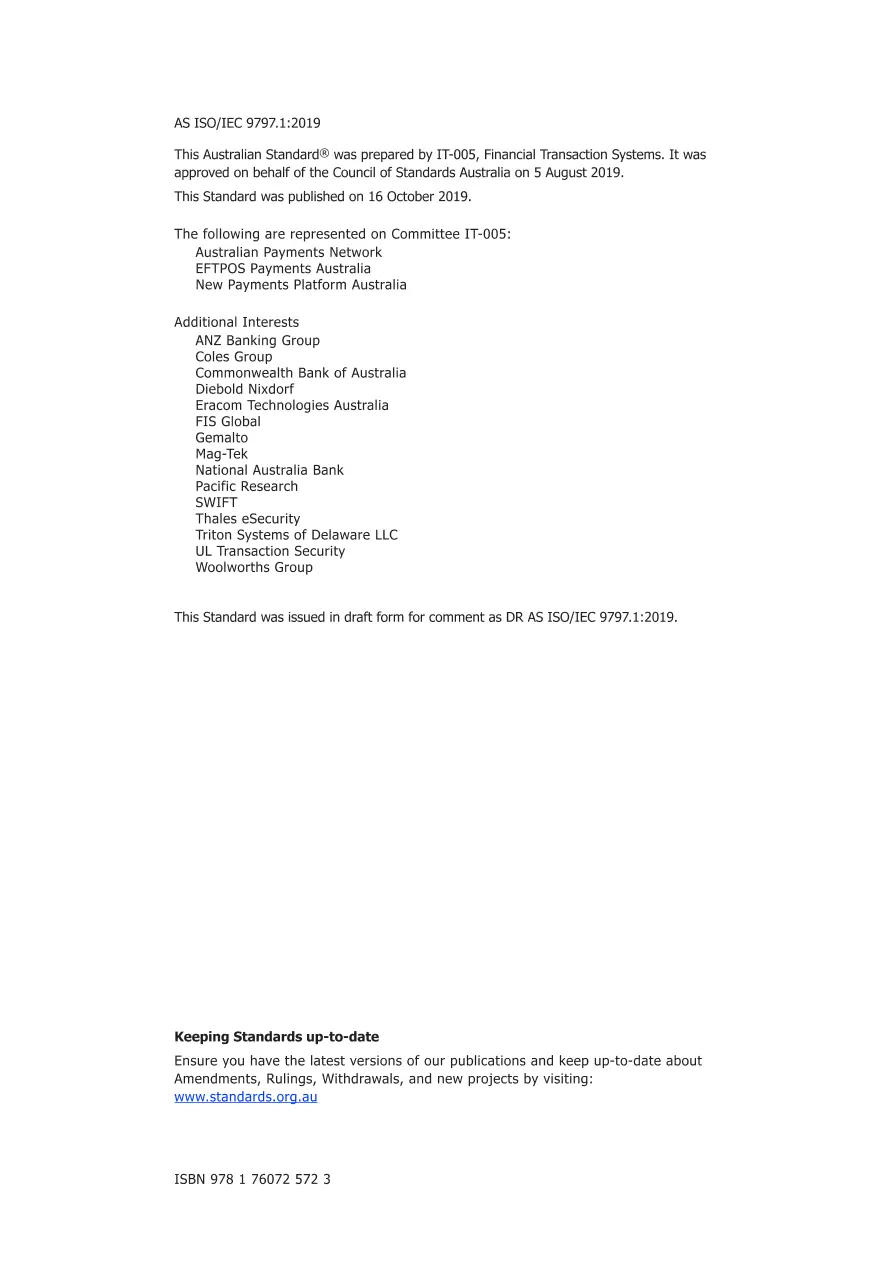 AS ISO/IEC 9797.1:2019 pdf