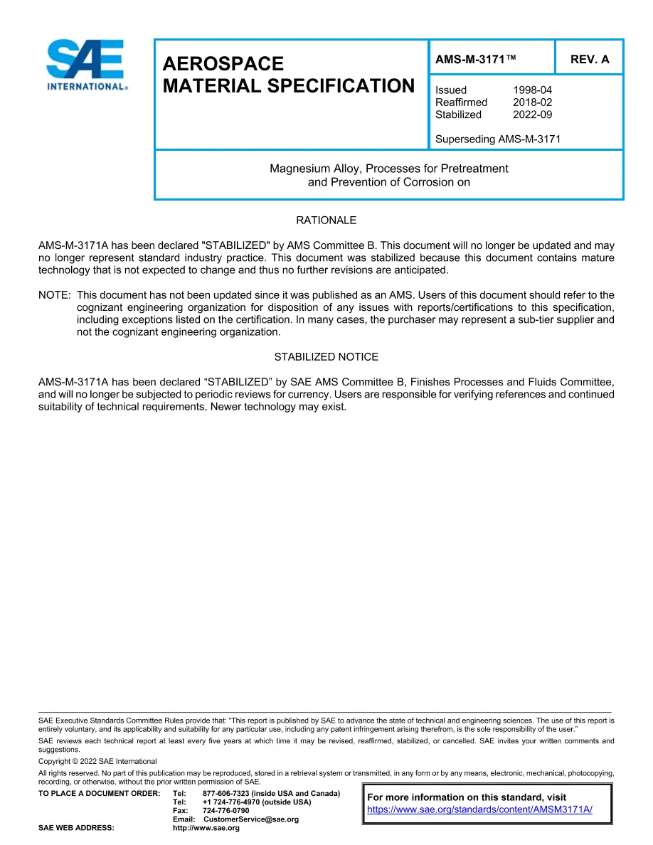 SAE AMSM3171A pdf