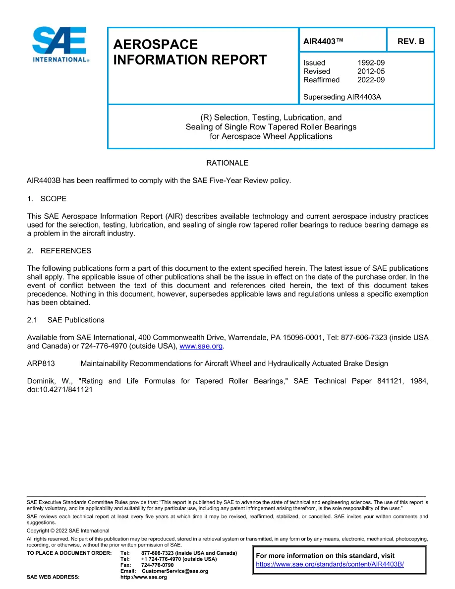 SAE AIR4403B pdf