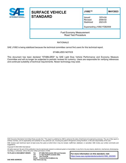 SAE J1082_202305 pdf