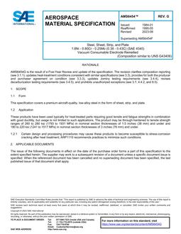 SAE AMS6454G pdf