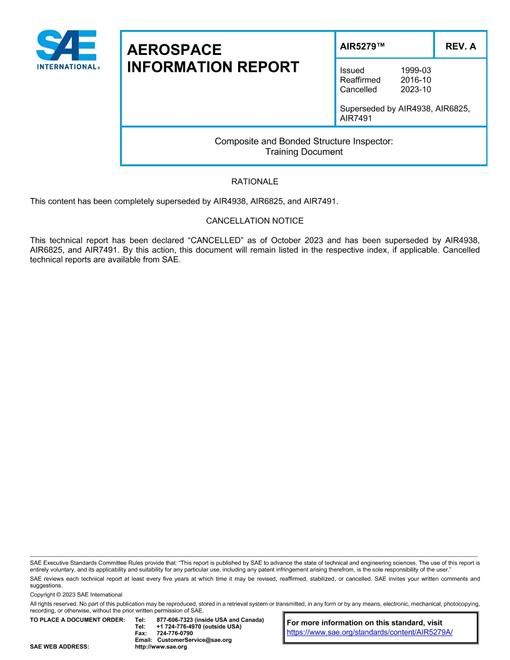 SAE AIR5279A pdf