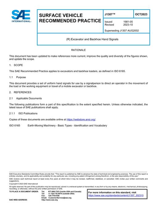 SAE J1307_202310 pdf