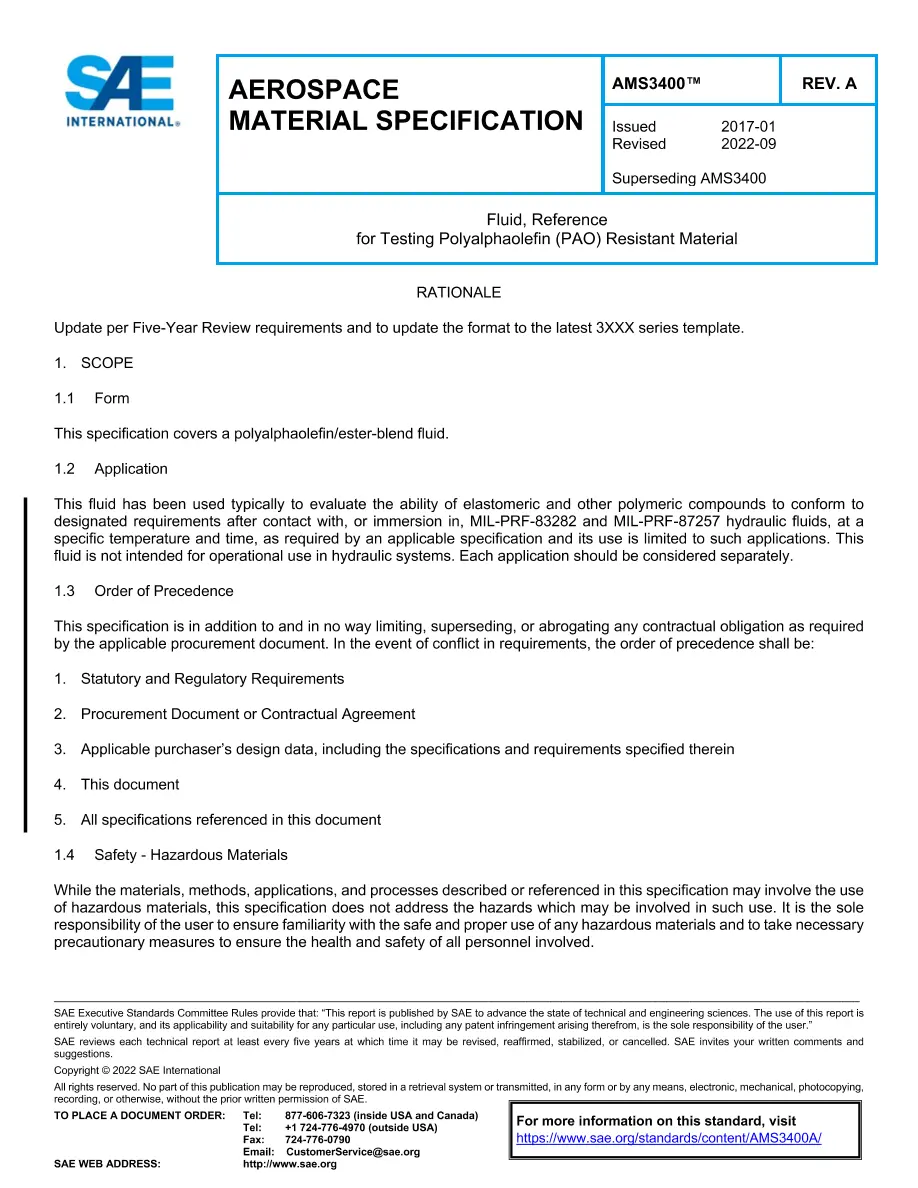 SAE AMS3400A pdf