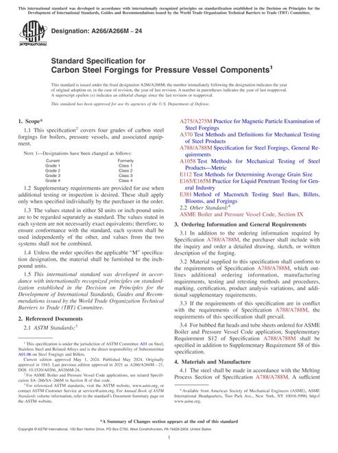 ASTM A266/A266M-24 pdf