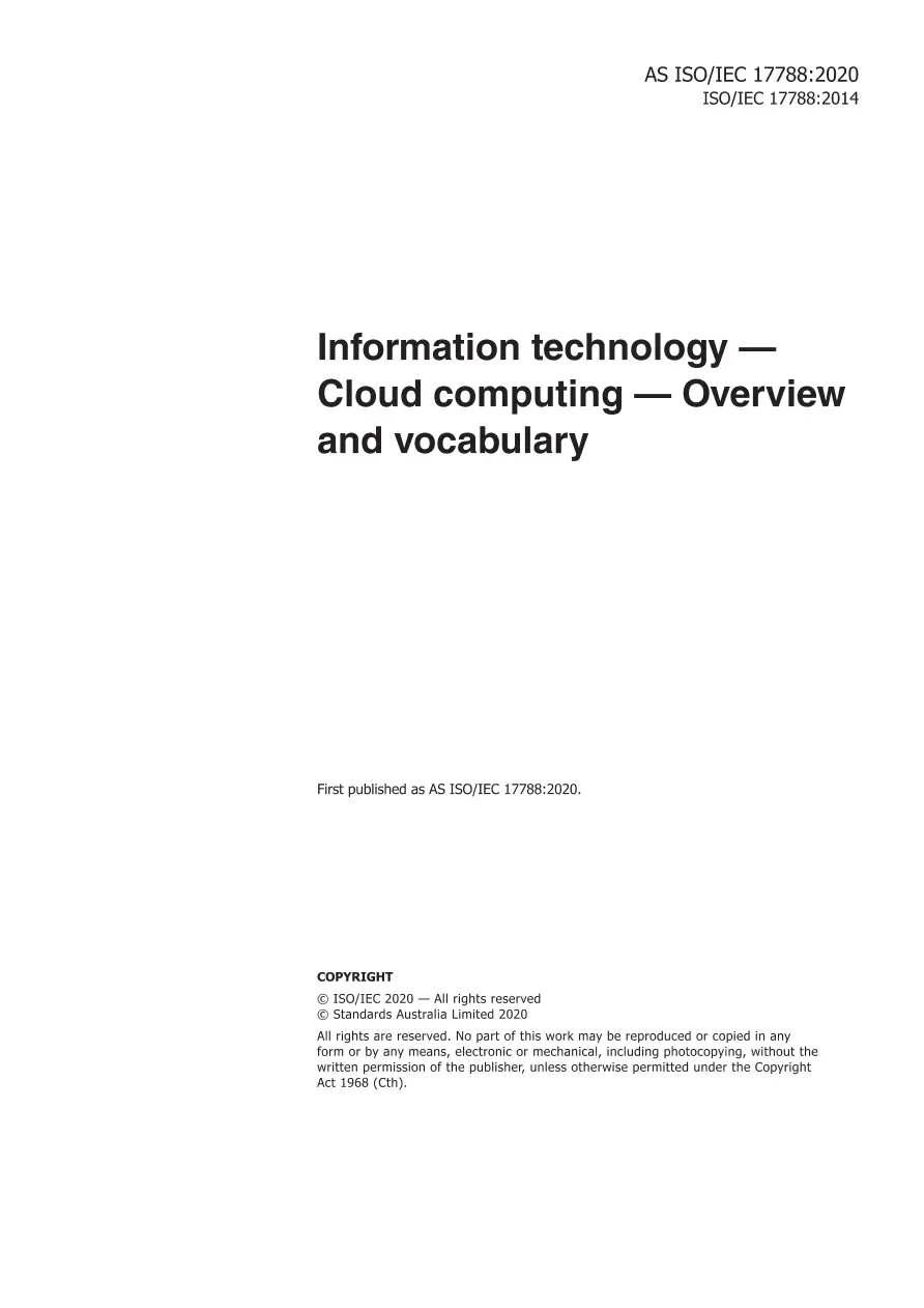 AS ISO/IEC 17788:2020 pdf