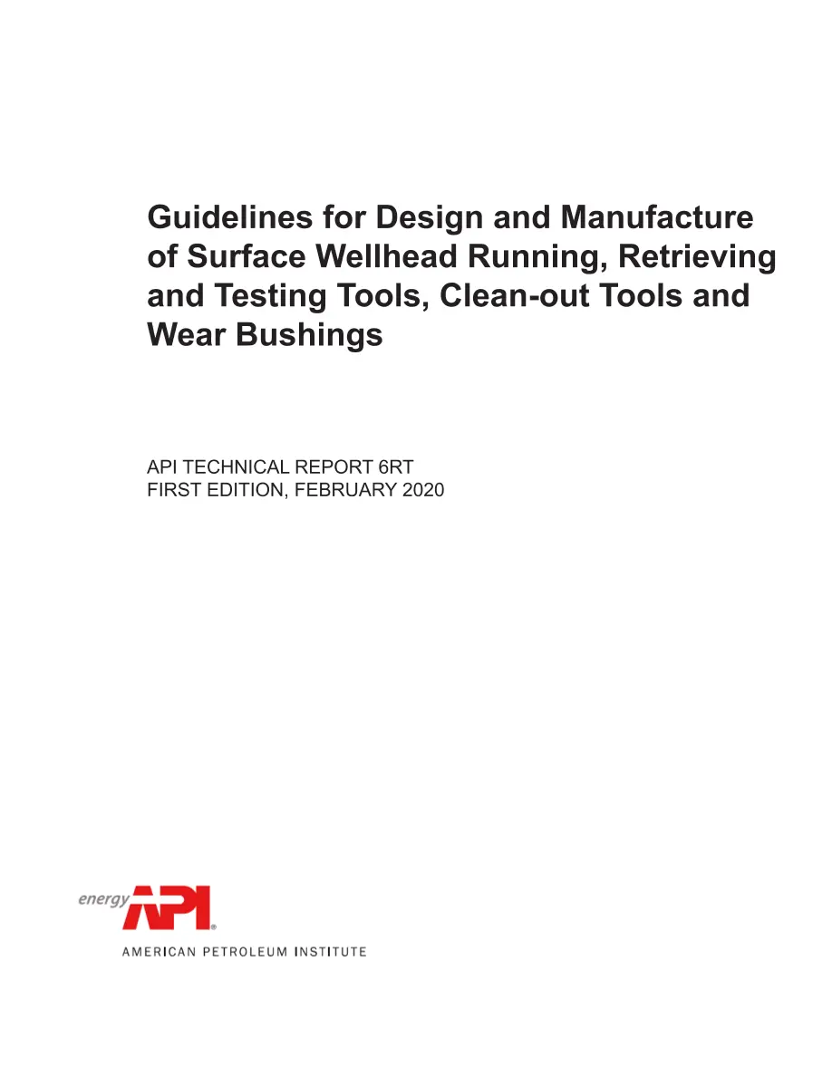 API TR 6RT pdf