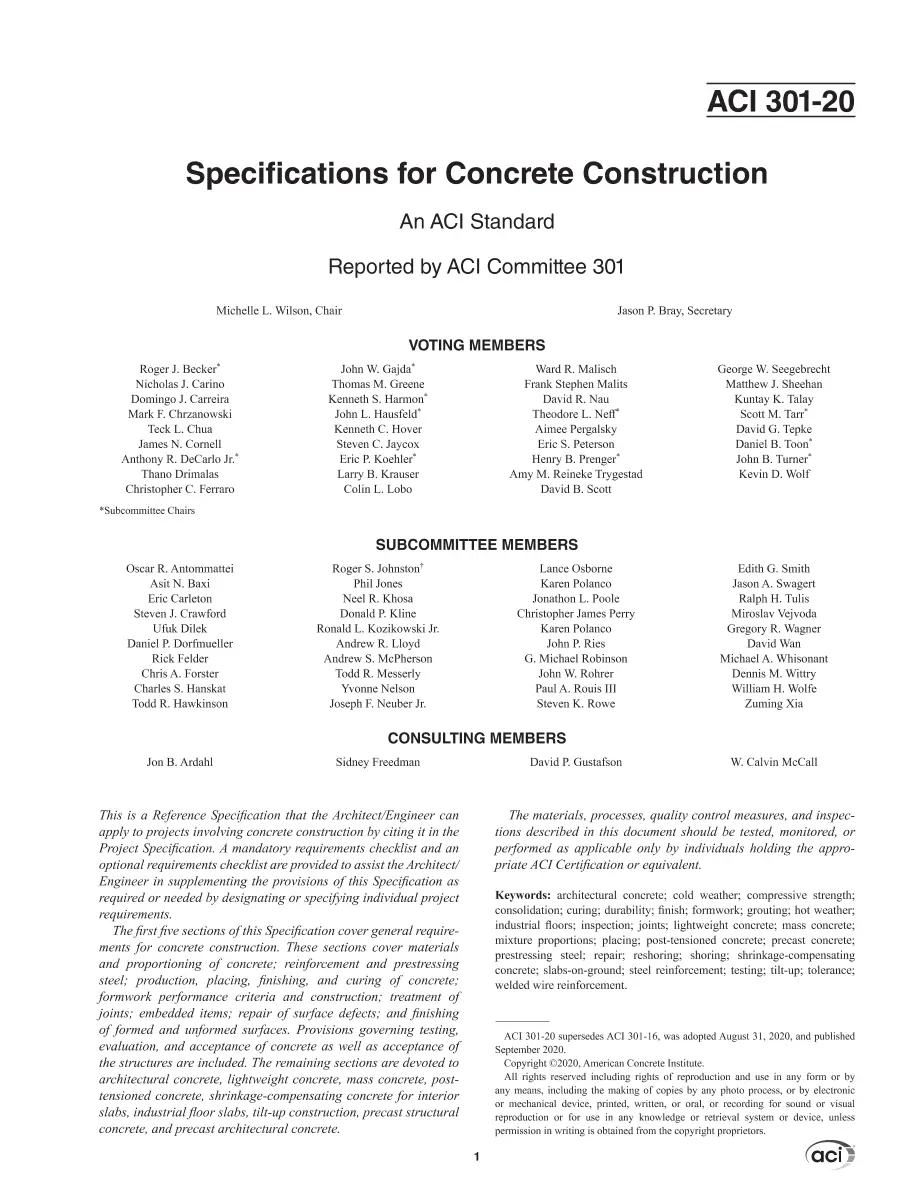 ACI MNL-15(20) pdf