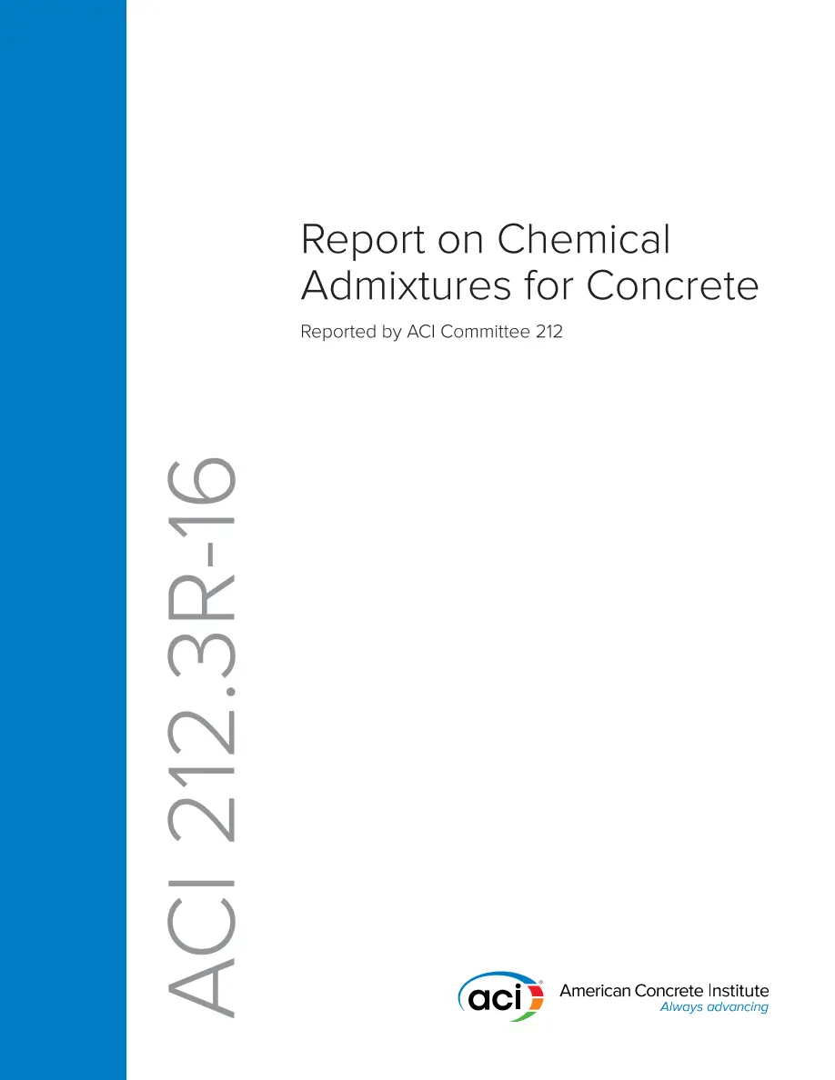 ACI 212.3R-16 pdf