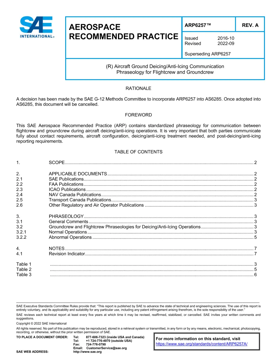 SAE ARP6257A pdf