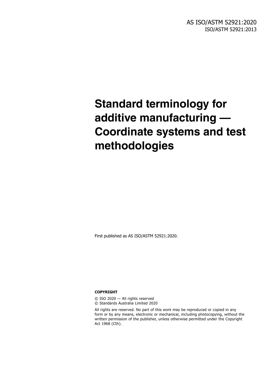 AS ISO/TM 52921:2020 pdf