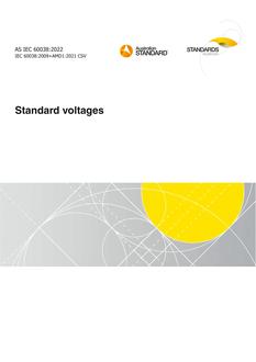 AS IEC 60038:2022 pdf