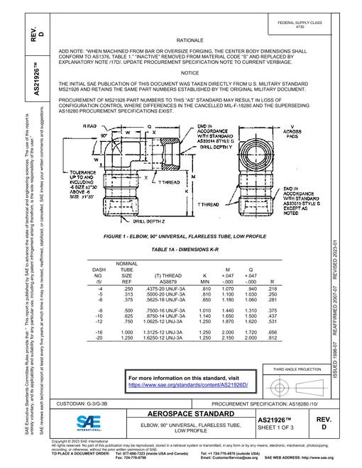 SAE AS21926D pdf