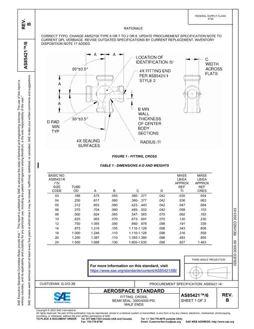 SAE AS85421/6B pdf