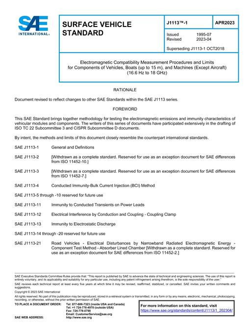 SAE J1113/1_202304 pdf