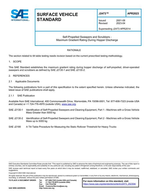 SAE J2473_202304 pdf