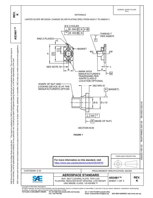 SAE AS3481K pdf