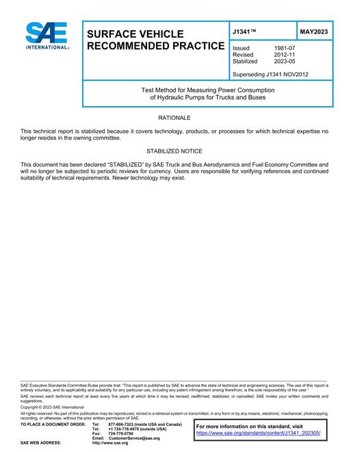 SAE J1341_202305 pdf