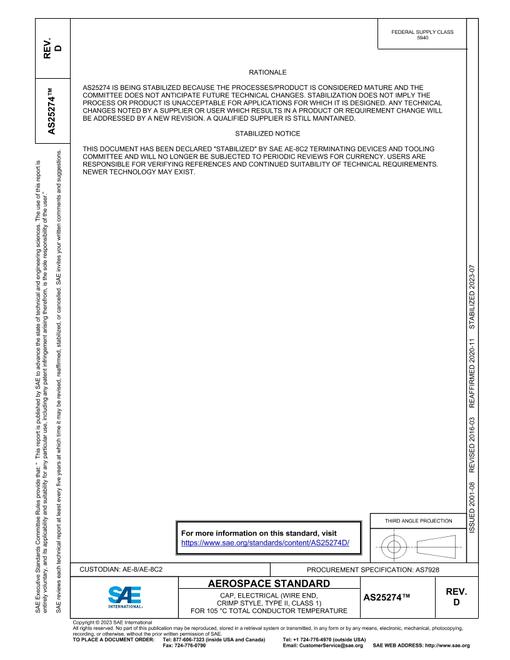 SAE AS25274D pdf