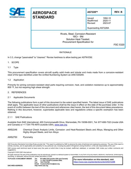 SAE AS7228B pdf