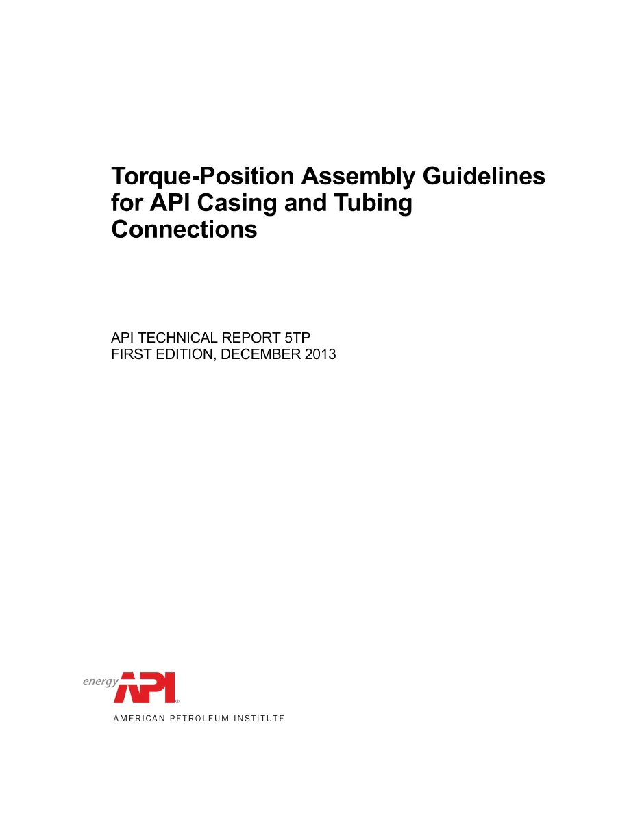 API TR 5TP pdf