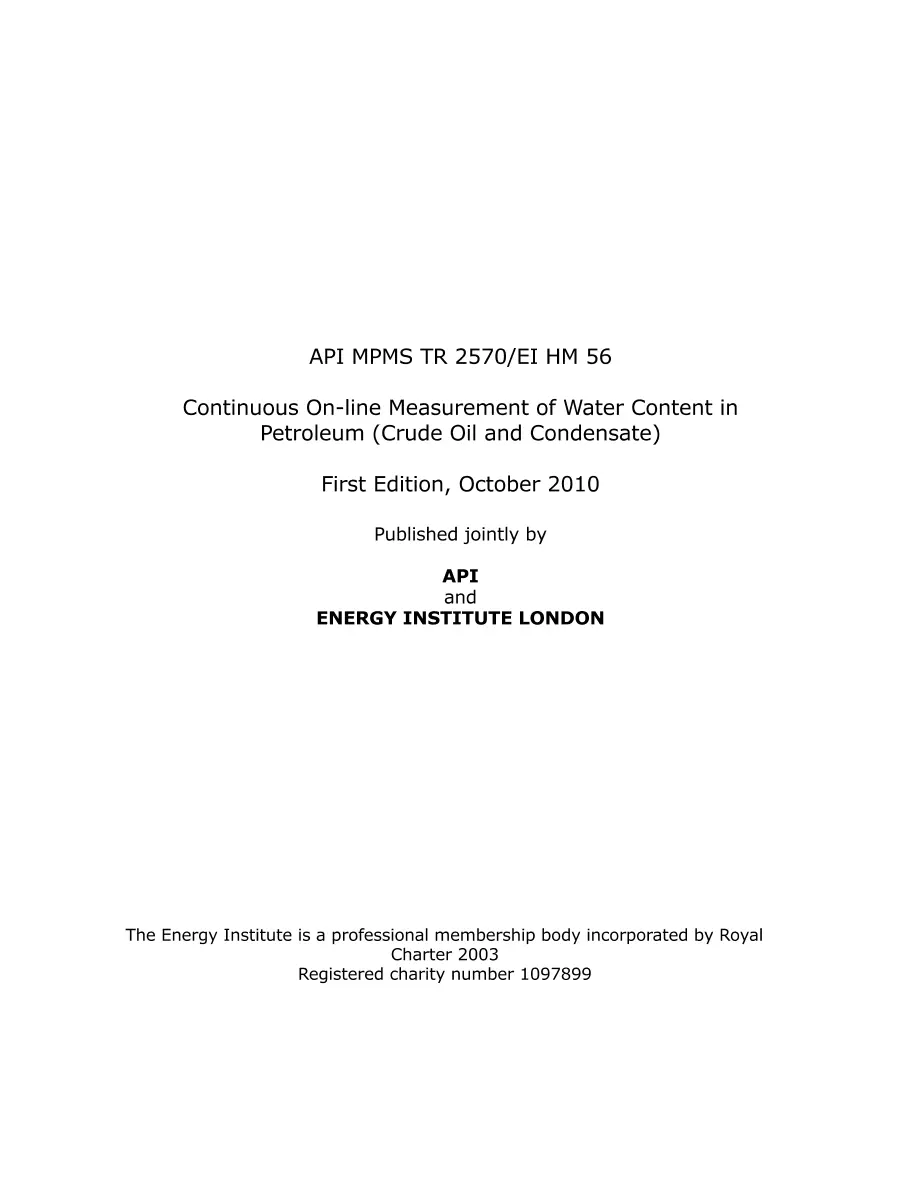 API TR 2570:2010 pdf