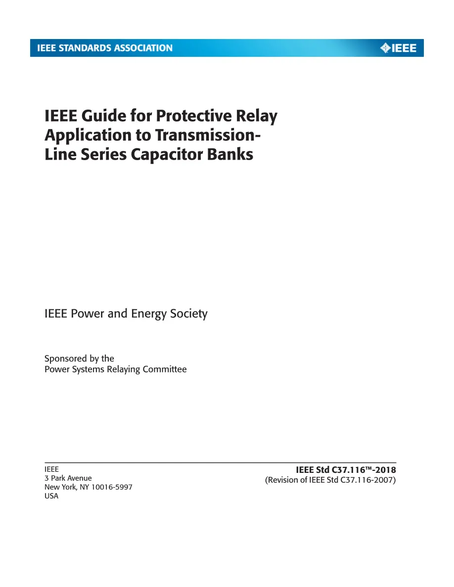 IEEE C37.116-2018 pdf